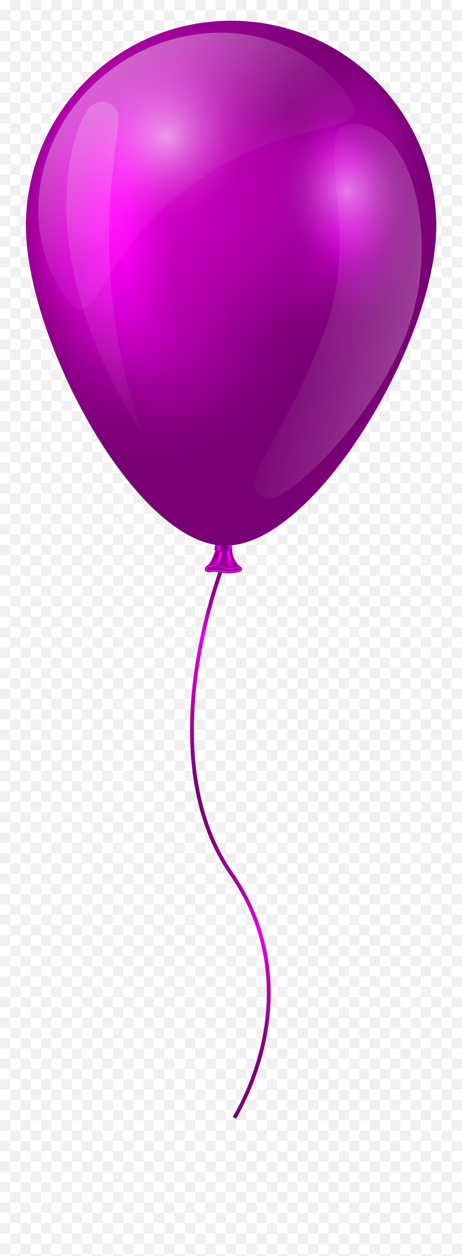 Purple Clipart Balloon Transparent Free For - Purple Balloon Transparent Background Png,Balloons Transparent