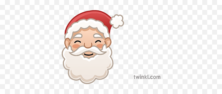 Santa Emoji Icon Xmas Phone Topics Mixed Calculations Mojimaths - Santa Claus Png,Santa Claus Icon