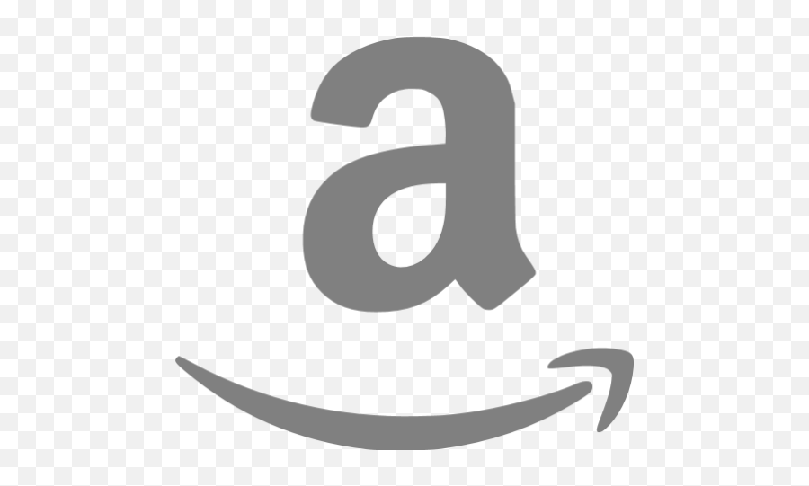 Gray Amazon Icon - Free Gray Site Logo Icons Amazon Icon White Png,Amazon Logo Image