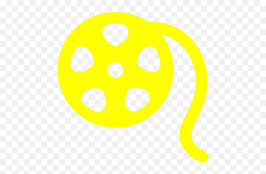 Yellow Film Reel Icon - Free Yellow Film Reel Icons Hasmasul Mare Png,Reel To Reel Icon