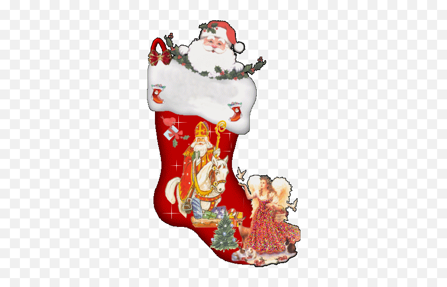 Saint Nicholas Santa Claus Gif - Saintnicholas Santaclaus Stocking Discover U0026 Share Gifs Santa Claus Png,St Nicholas Icon