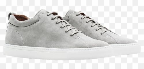 Dust Blue Suede Stride Retro Runner - Plimsoll png