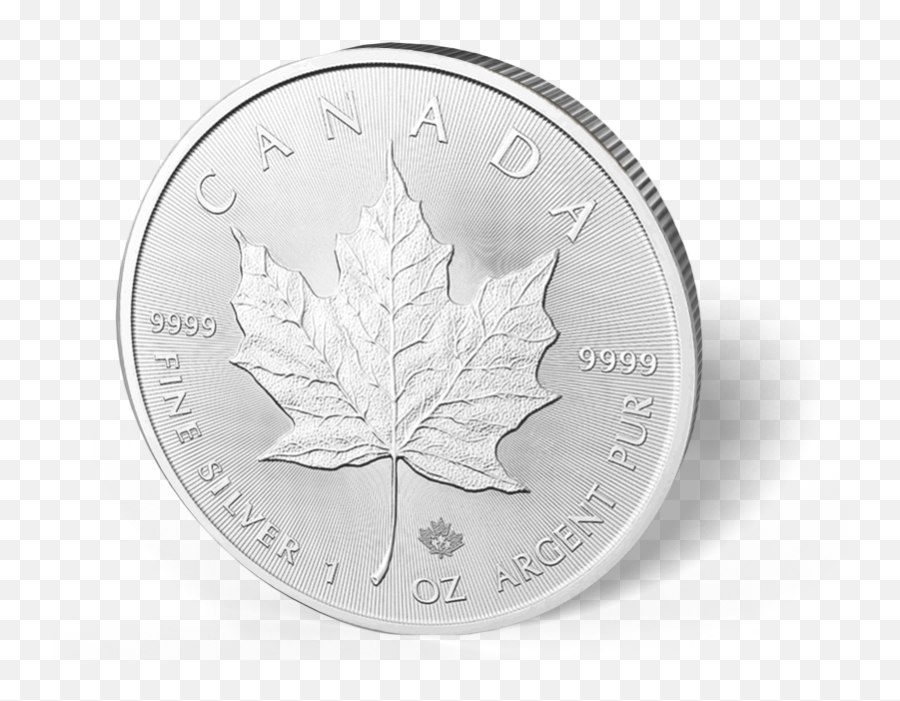 1 Oz Canadian Silver Maple Leaf Coins - 2016 Coin Png,Canada Maple Leaf Png
