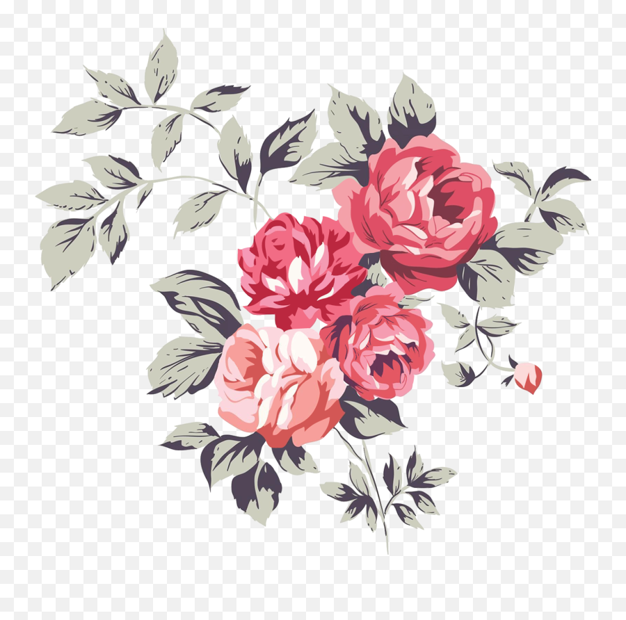 Download Floral Tattoo Png - Floral Tattoos Transparent Png,Rose Tattoo Png