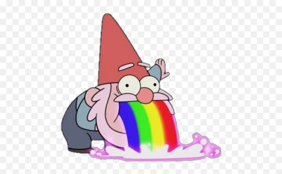 Sticker Maker - Lgbt 4 Gnomo Vomitando Arco Iris Png,Stitch Icon Tumblr