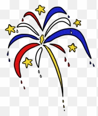 No Background Free Clipart Images - Transparent Fireworks Clipart Black And White Png,Fireworks Transparent Background
