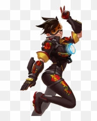 Cute Tracer Fanart Transparent - Tracer Fanart Cute Png,Tracer Png