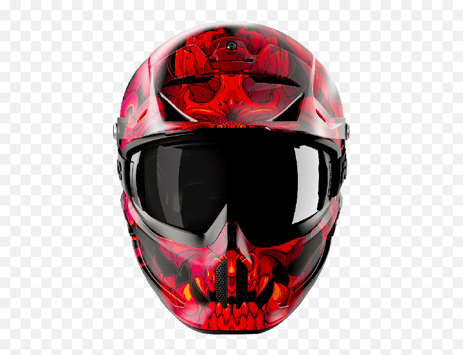 Ruroc El Diabloquality Assuranceprotein - Burgercom Ruroc Berserker Helmet El Diablo Png,Red Icon Variant Helmet