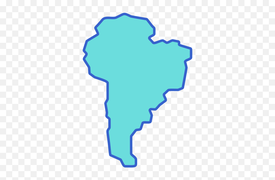 South America - Free Maps And Flags Icons Vertical Png,Icon South