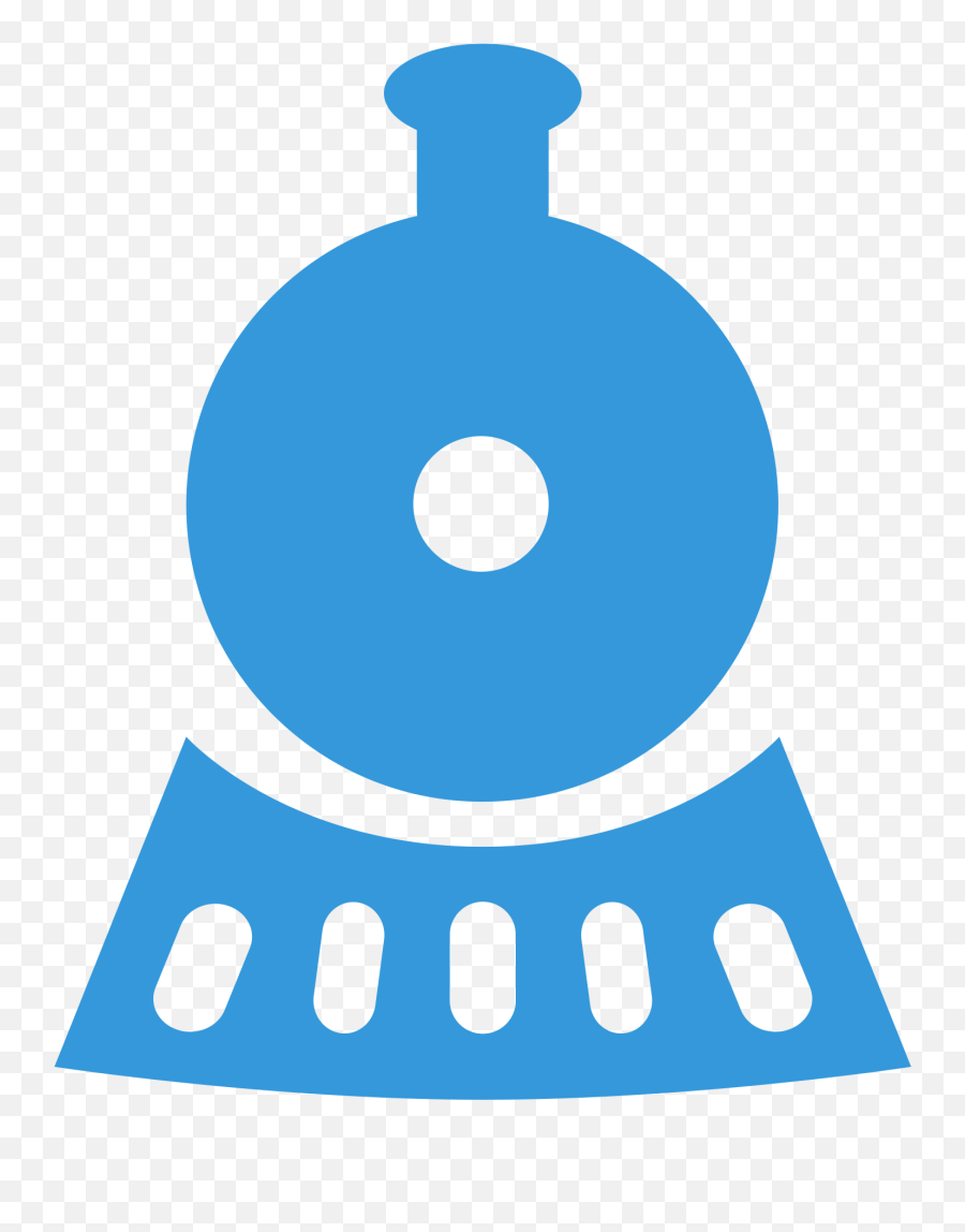 Blue Train Icon - Dot Png,Railcar Icon