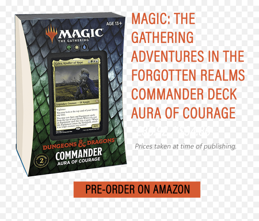 Mtg Du0026d Forgotten Realms Commander Decks Release Day Where - Aura Of Courage Mtg Png,Magic Tome Icon