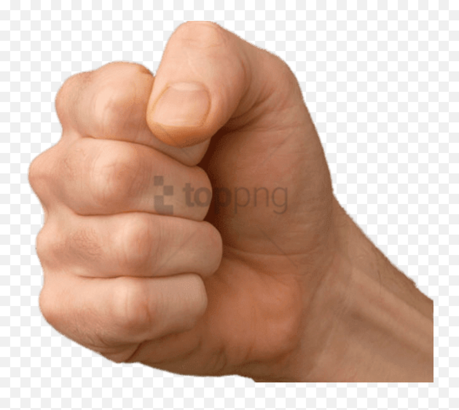 Clenched Fist Male Hand Transparent Png - Clenched Fist Png,Fist Png