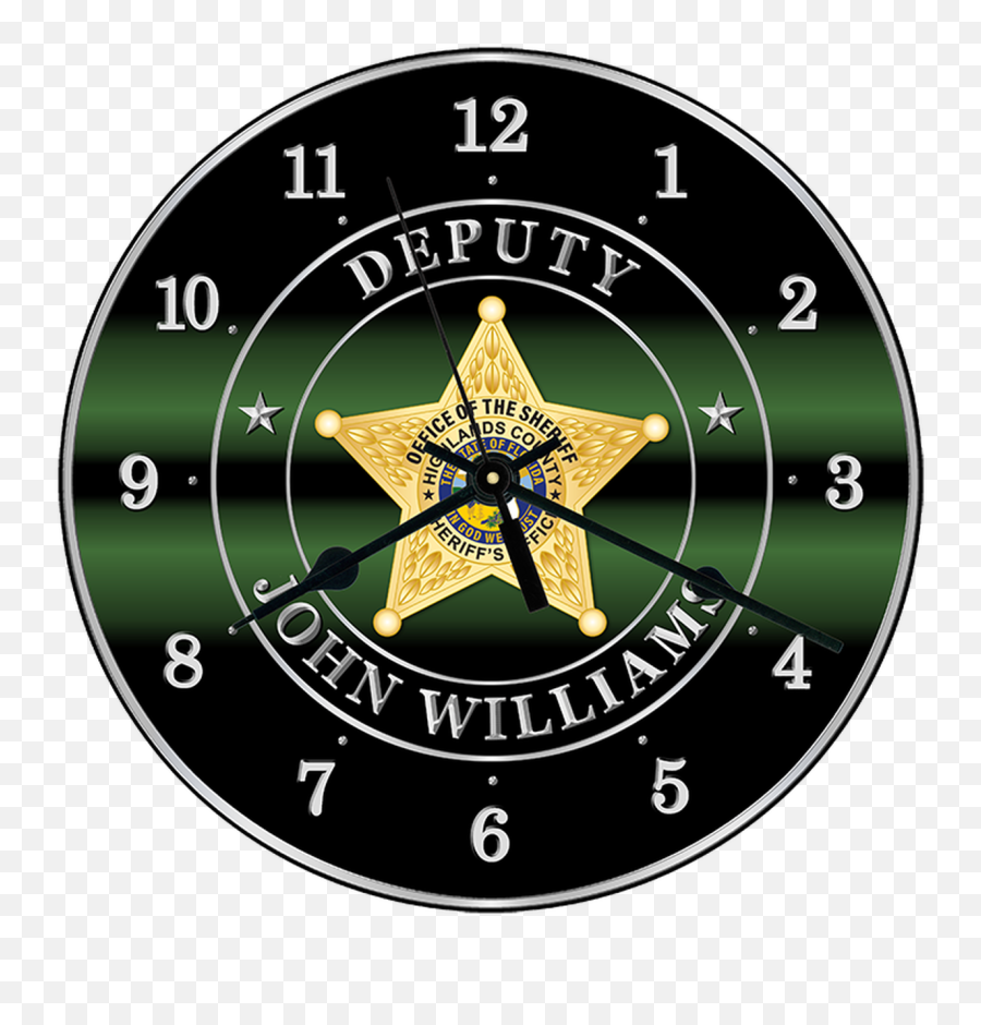 Highlands Sheriff 10 Clock - U2022 Chiefmart U2022 Copbay U2022 Copsarecool Denver International Airport Png,3d Clock Icon