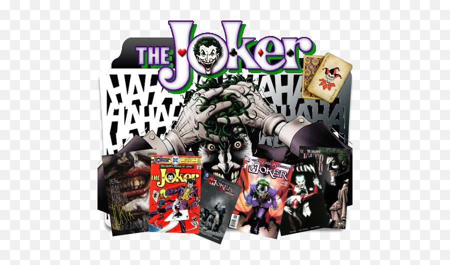 The Joker Comics Books Folder Icon By Mrtrashninja - Joker Comics Png,The Joker Icon