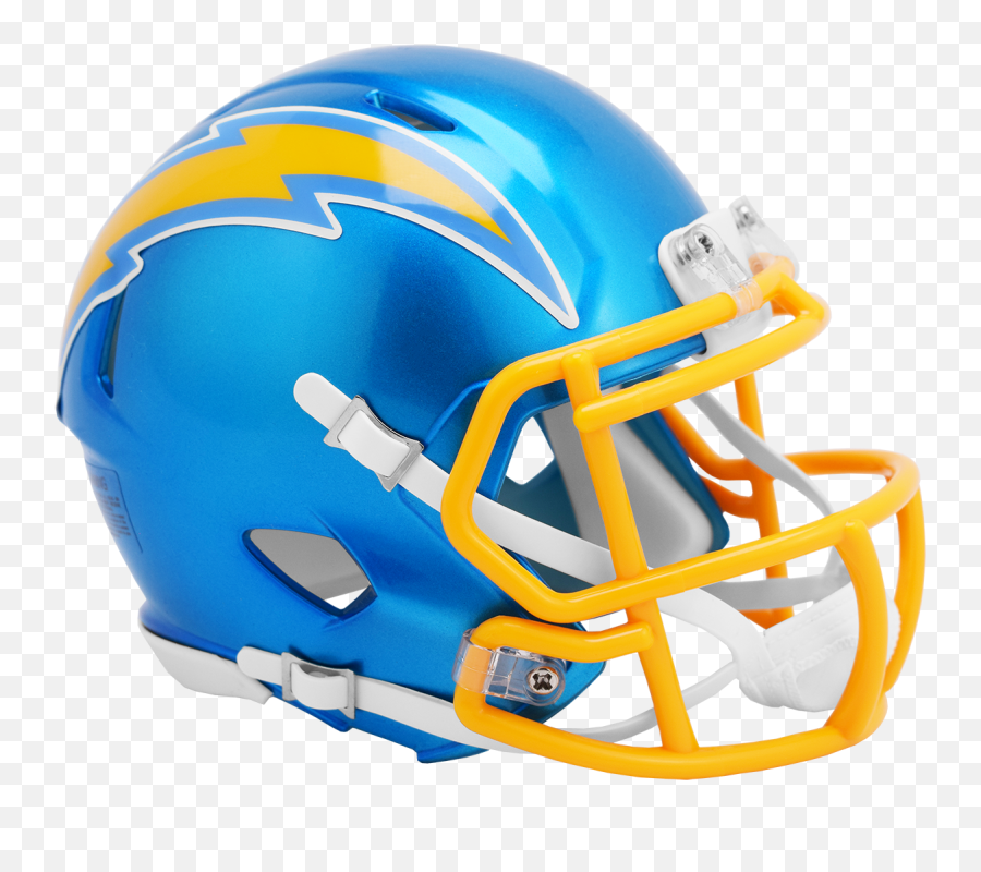 Los Angeles Chargers Flash Mini Speed Alternate Design - Detroit Lions Helmet Png,Icon Chrome Helmet