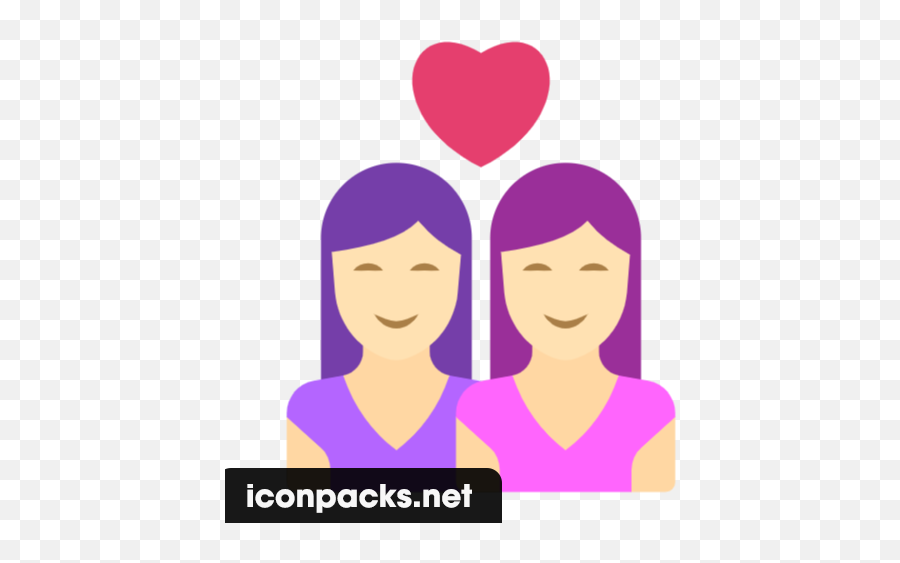 Free Lesbian Couple Icon Symbol Png Svg Download - Happy,Couple Icon Png