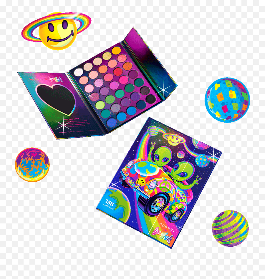 M X Lisa Frank U2014 Selene H - Morphe X Lisa Frank 35b By Lisa Frank Artistry Palette Zoomer Zorbit Png,Alien Queen Icon Gif