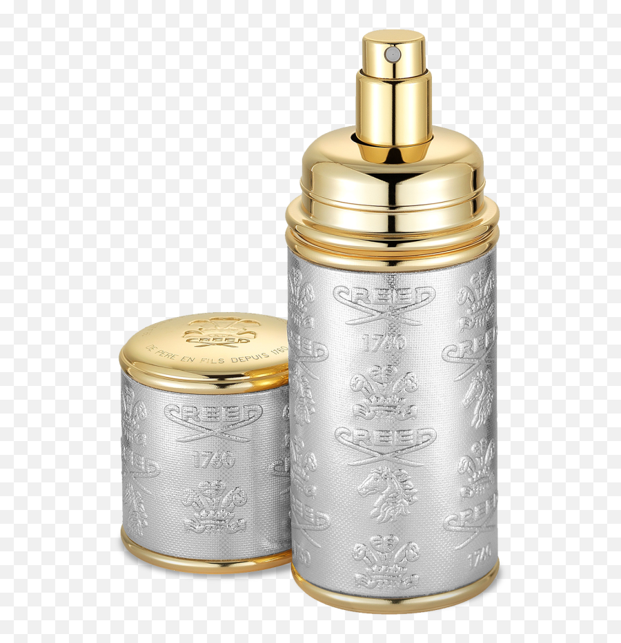 Silver With Gold Trim Deluxe Atomizer - Silver Atomizer Creed Png,Gold Trim Png