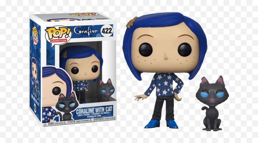 Coraline - Coraline With Cat 422 Pop Vinyl Png,Coraline Icon