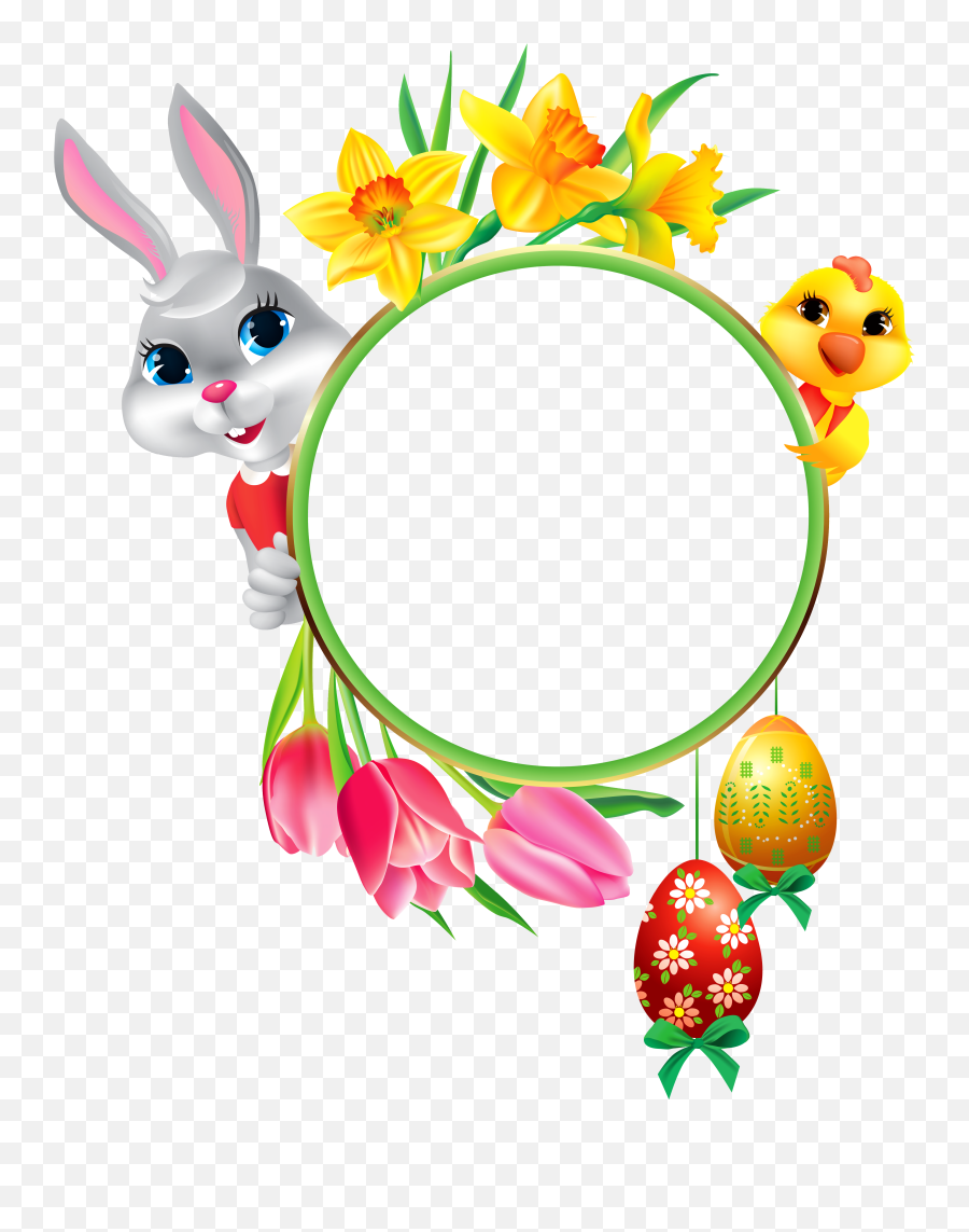 Free Easter Cliparts Frame Download - Easter Frames For Facebook Png,Easter Frame Png