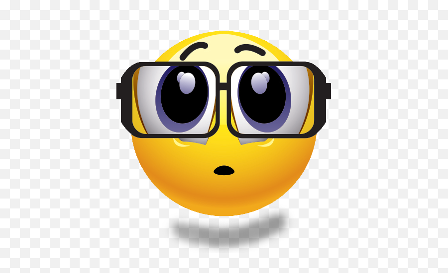 Free Emoji With Transparent Background Download Clip - Nerd Emoji With Glasses Png,Tear Emoji Png