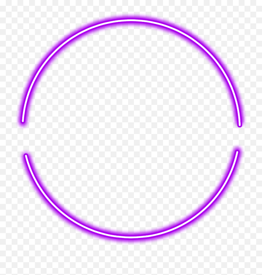 Neon Purple Circle Png - Circle,Neon Border Png