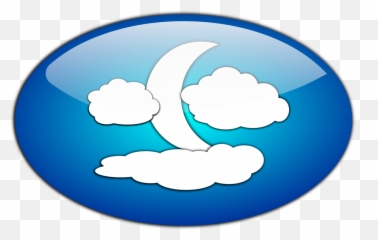 Nightsky Moon - Clip Art png