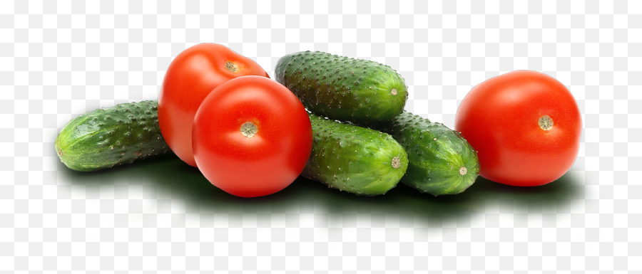 Download Cucumbers Nd Tomatoes - Cucumber And Tomato Png,Tomato Slice Png