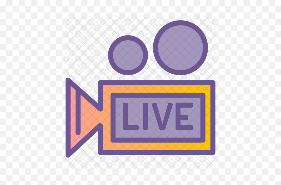 Live Recording Icon Of Colored Outline - Kerala State Lotteries Png,Live Icon Png