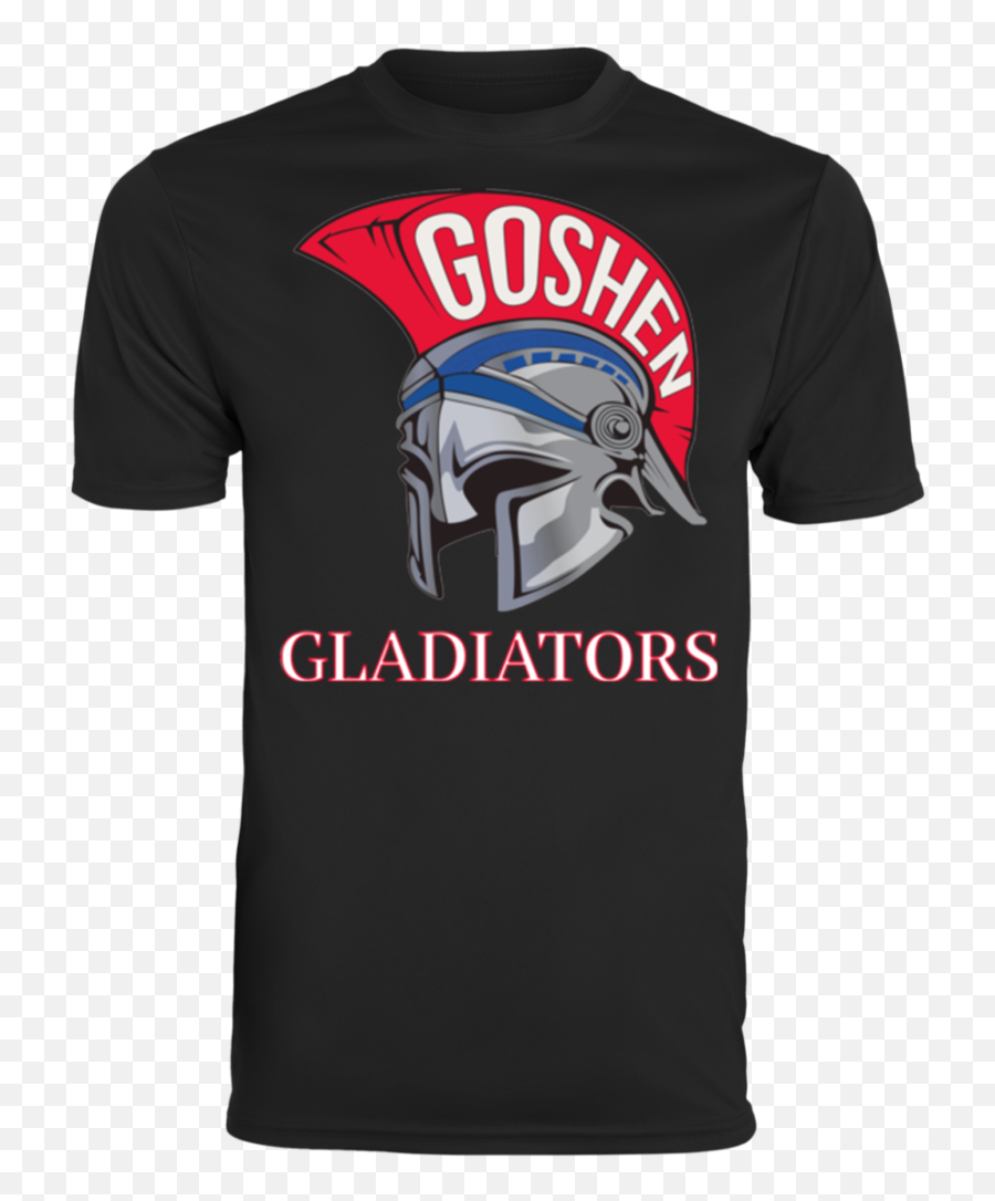 Menu0027s Moisture Wicking T - Shirt Goshen Intermediate School Gladiator Logo Png,Gladiator Logo