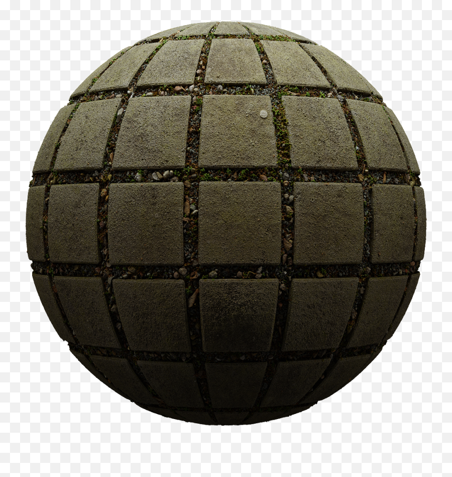 Photoscanned Material - Sphere Png,Pavement Png