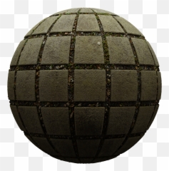 Photoscanned Material - Sphere Png,Pavement Png