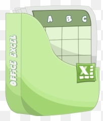 Excel Icon - Cartoon png