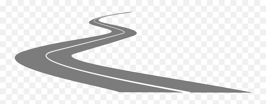 Highway Clipart Straight Road - Transparent Winding Road Png,Road Clipart Transparent