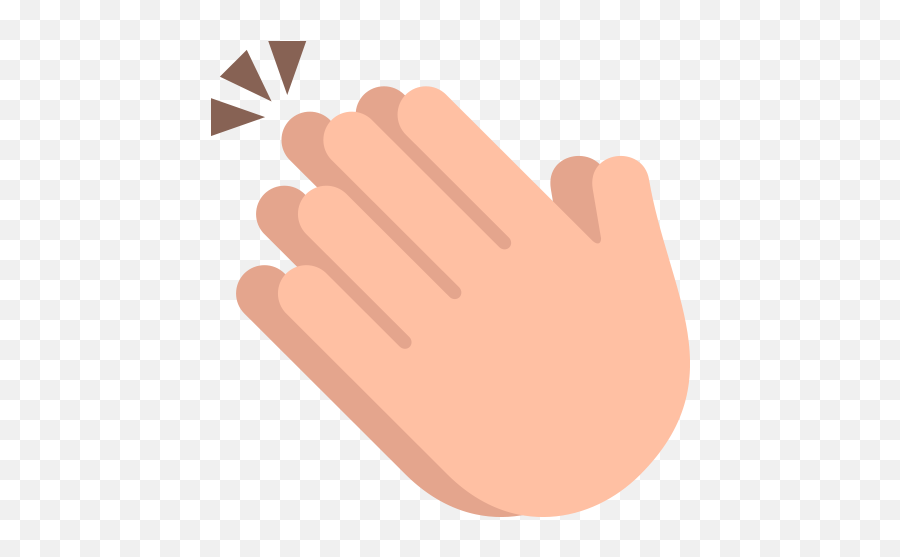 Clap - Hand Png,Clapping Emoji Png