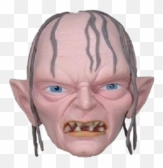 Hobbit Character Head Shooter - Lotr Meme Tshirt Png,Gollum Png