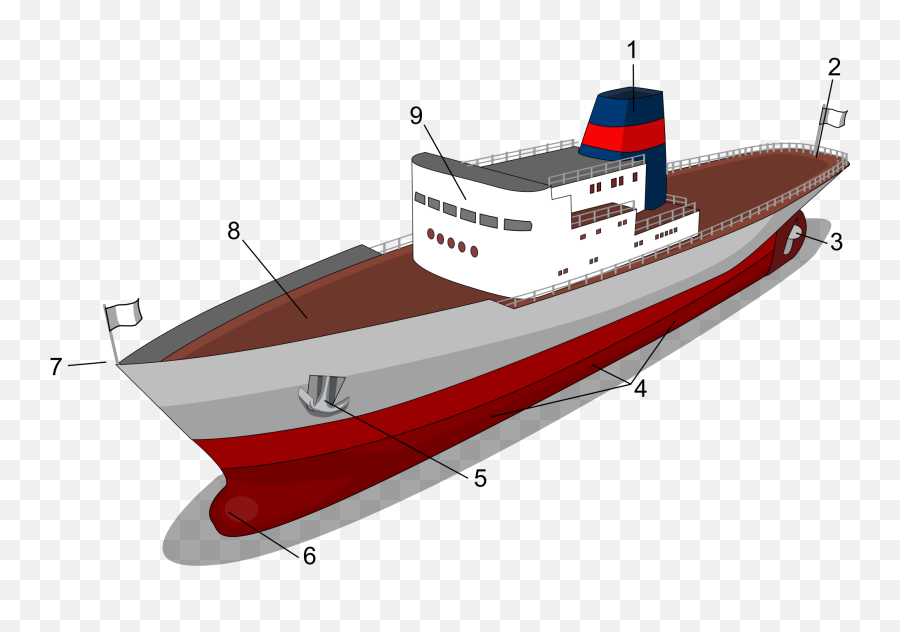 Gross Tonnage - Parts Of A Ship Png,Ship Transparent Background