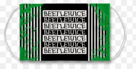 Say His Name Beetlejuice Face Mask - Circle Png,Beetlejuice Png