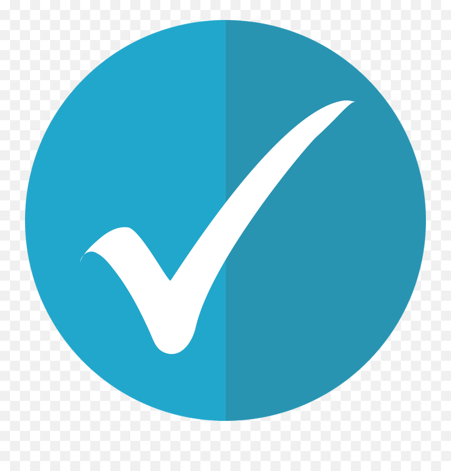 Checkmark Icon Check Done - Tick Blue Png Check Icon Png Blue,Tick Png