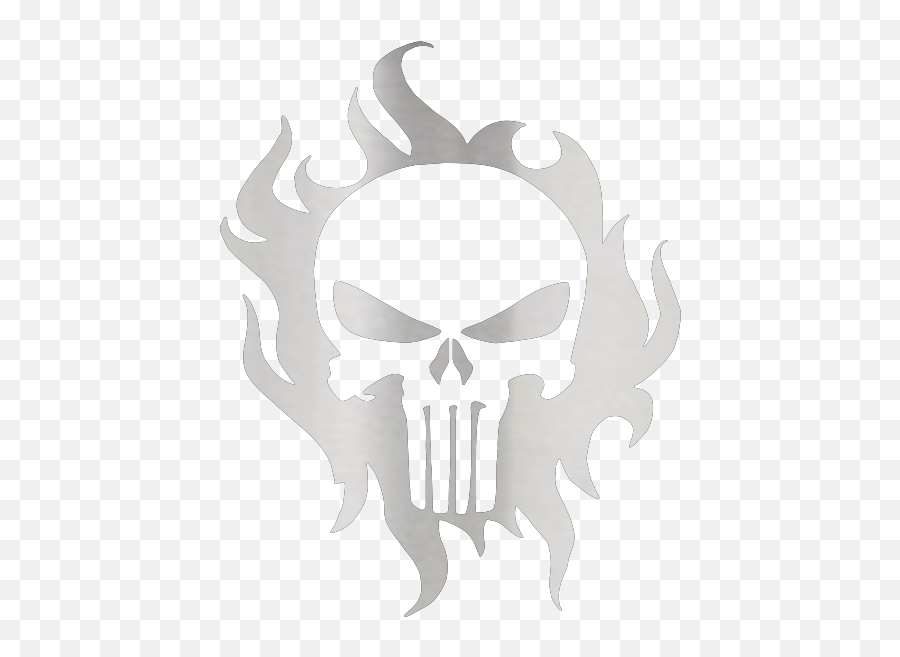 Punisher Skull Flames 20oz Tumbler Small Batch Customs - American Flag Punisher Skull Meaning Png,Punisher Skull Png