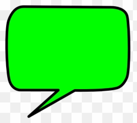 Download Green Speech Bubble Transparent PNG