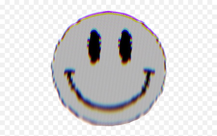 Glitch Glitchy Smile Smiley Sticker By Charli - Glitch Happy Face Png,Smiley Face Transparent