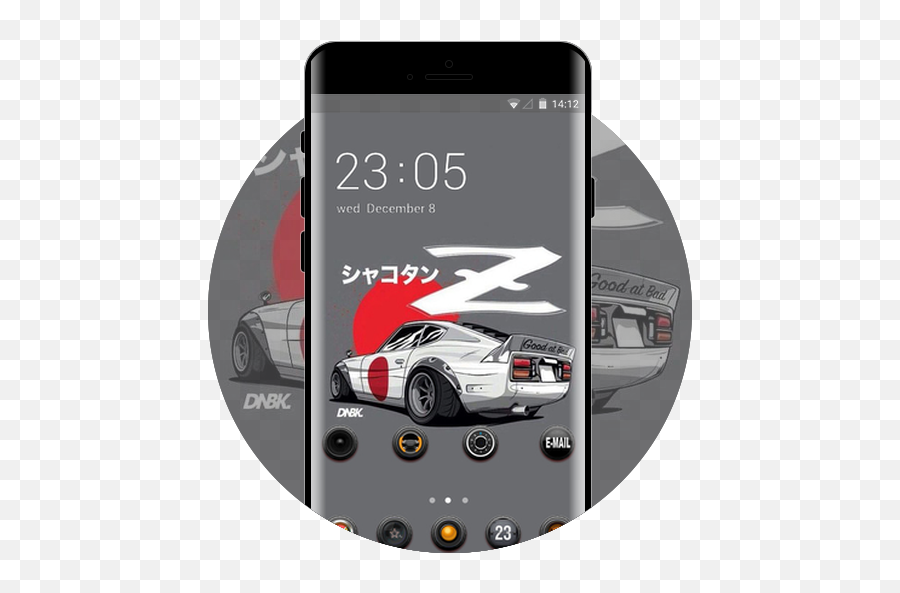 App Insights Initial D Blood Cartoon Racing Car Theme - Initial D Android Theme Png,Initial D Png