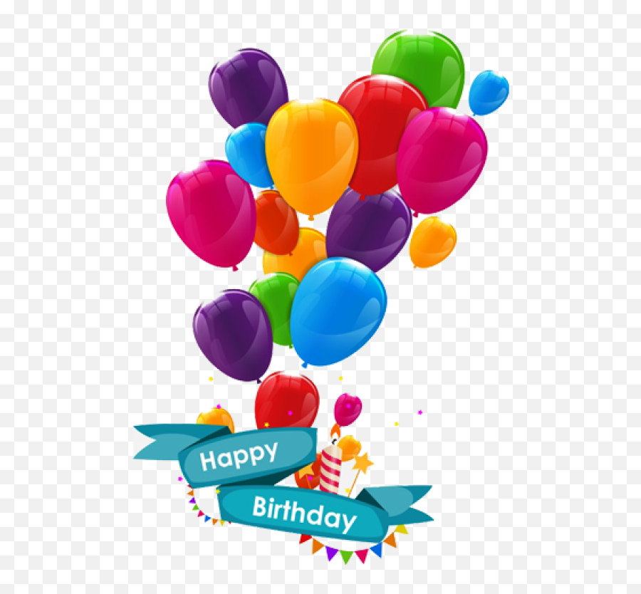 Happy Birthday Balloons Png Image - Birthday Balloons Png,Birthday Balloons Png