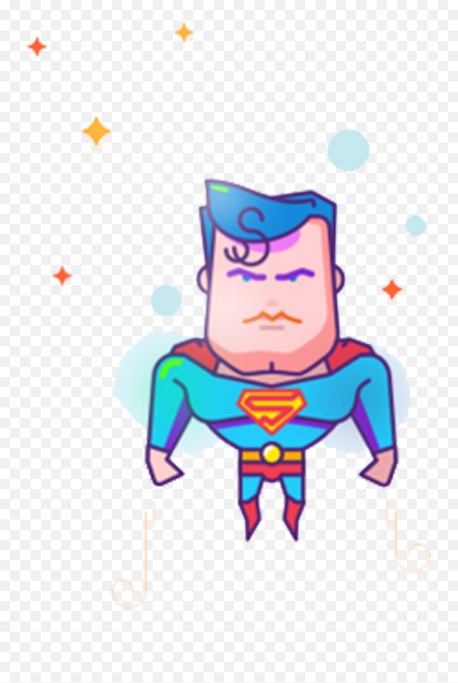 Superman Illustration Creative Transprent Png Superhero - Superman Ilustración,Superman Clipart Png