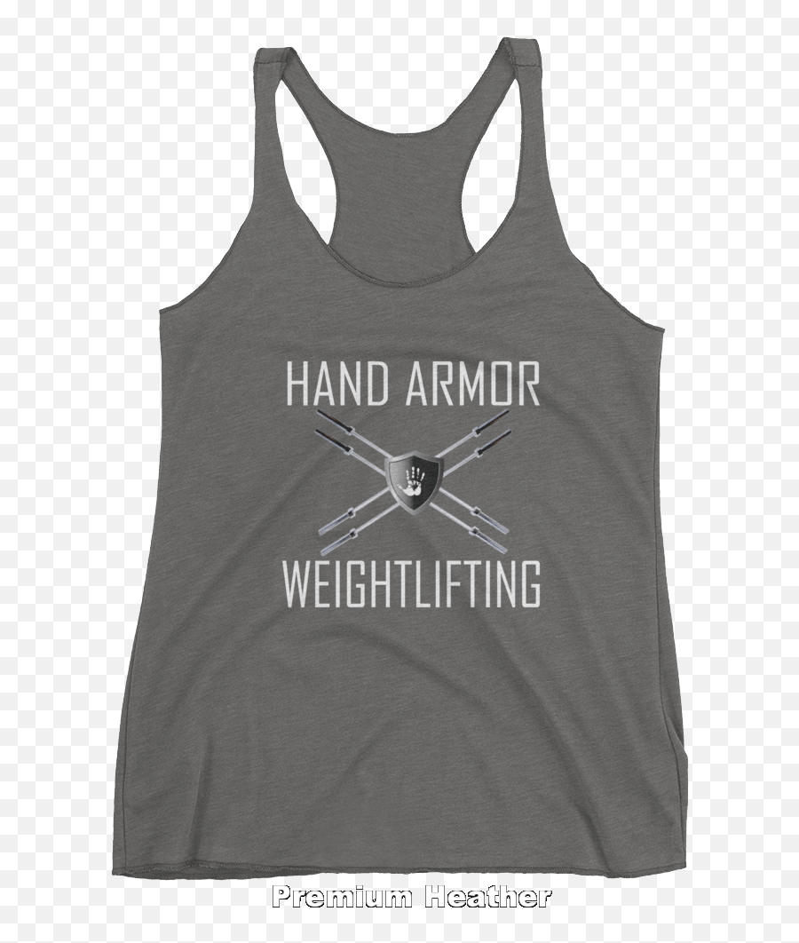 Womens Weightlifting Chalked U0026 Loaded Tank Lots Of Colors U2014 Hand Armor Chalk - Sleeveless Shirt Png,Flat Hand Png