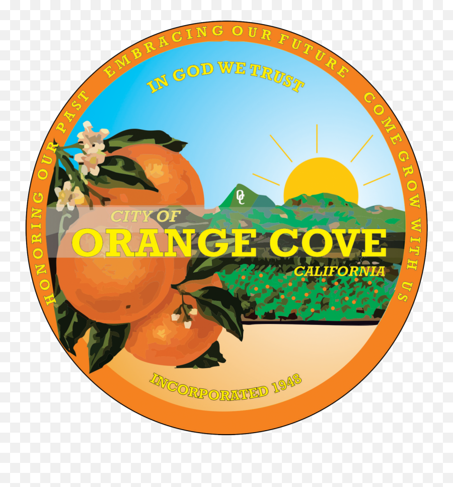 Fileseal Of Orange Cove Californiapng - Wikipedia Wild Orange,Citrus Png