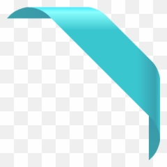Download Turquoise Ribbon Png Photo - Blue
