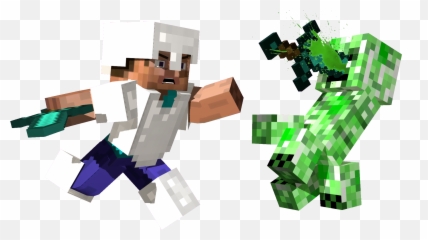 Download Jpg Royalty Free Minecraft Roblox - Steve Vs Creeper png