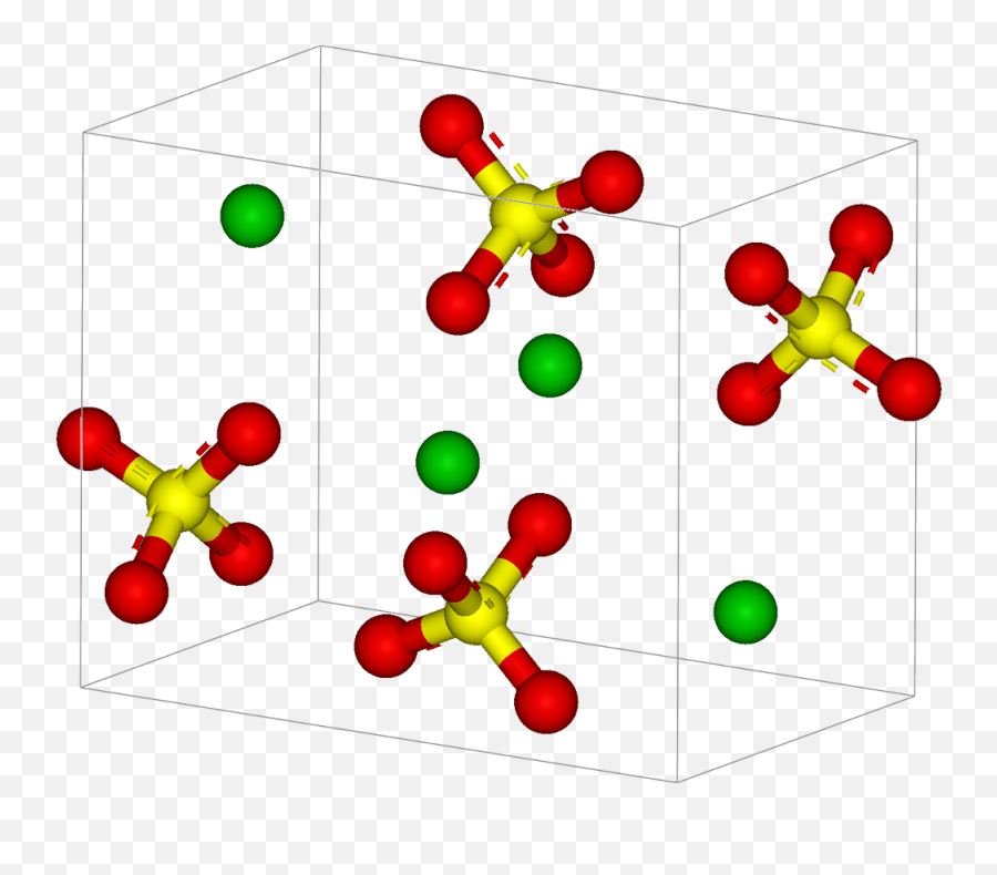 Barite Unit Cell 3d Balls Clipart - Full Size Clipart Dot Png,3d Sphere Png